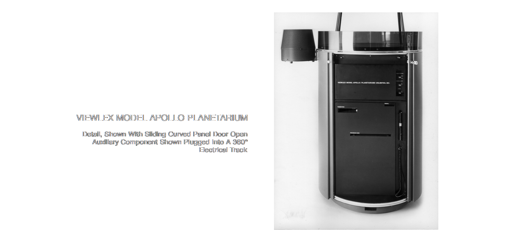 Viewlex Model Apollo Plantarium, detail